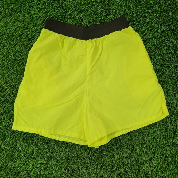 Vintage 90s MOD Gym Shorts Womens XS/S Green Neon - Picture 1 of 13